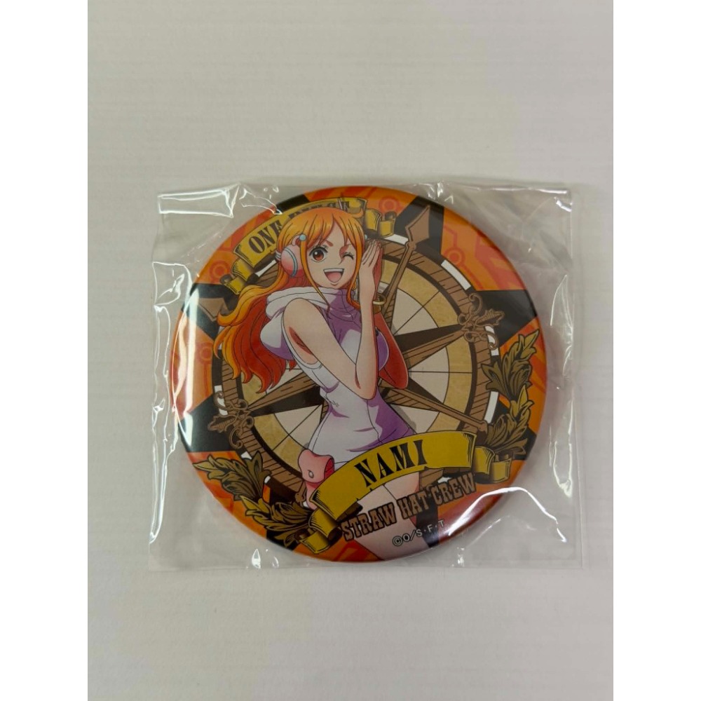 【卡窩嚕 日本選物】【中古S、A】海賊王 大徽章 蛇姬 鷹眼 娜美-規格圖4