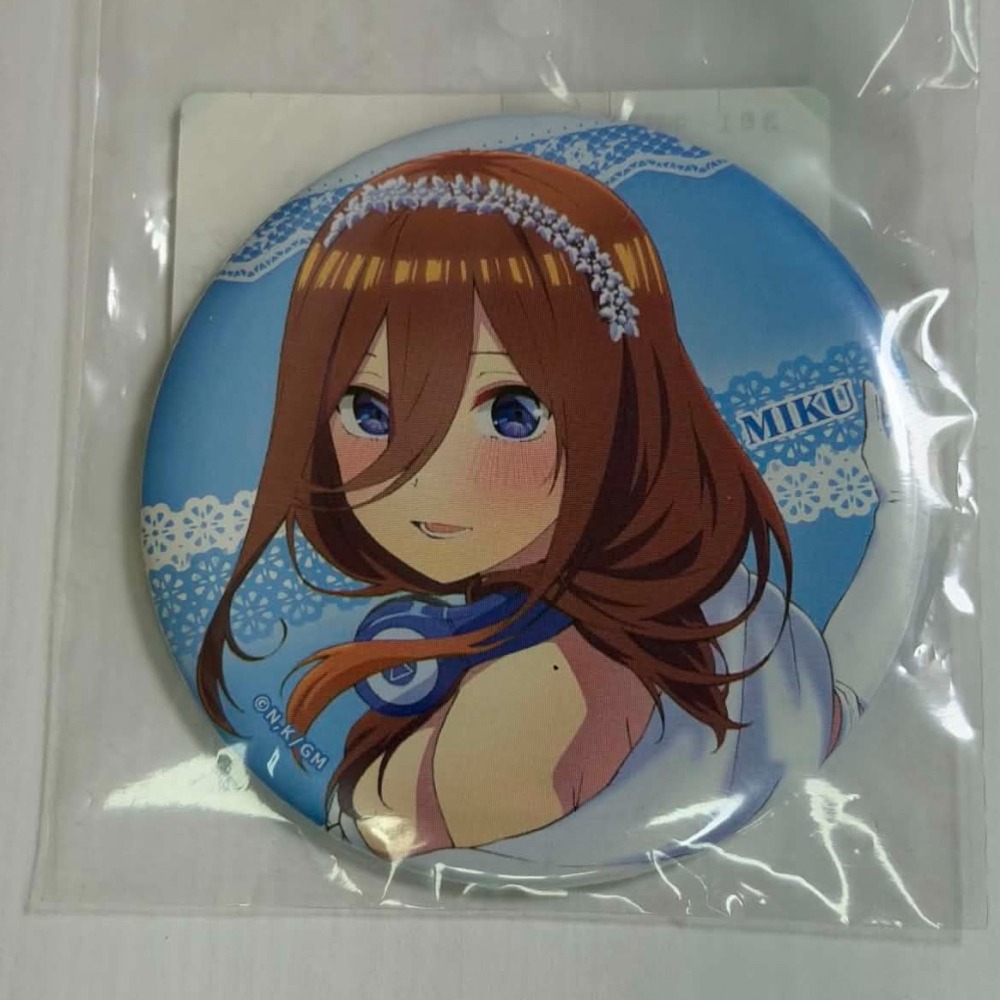 【卡窩嚕 日本選物】【中古A】五等分的新娘 中野三玖 徽章-細節圖2