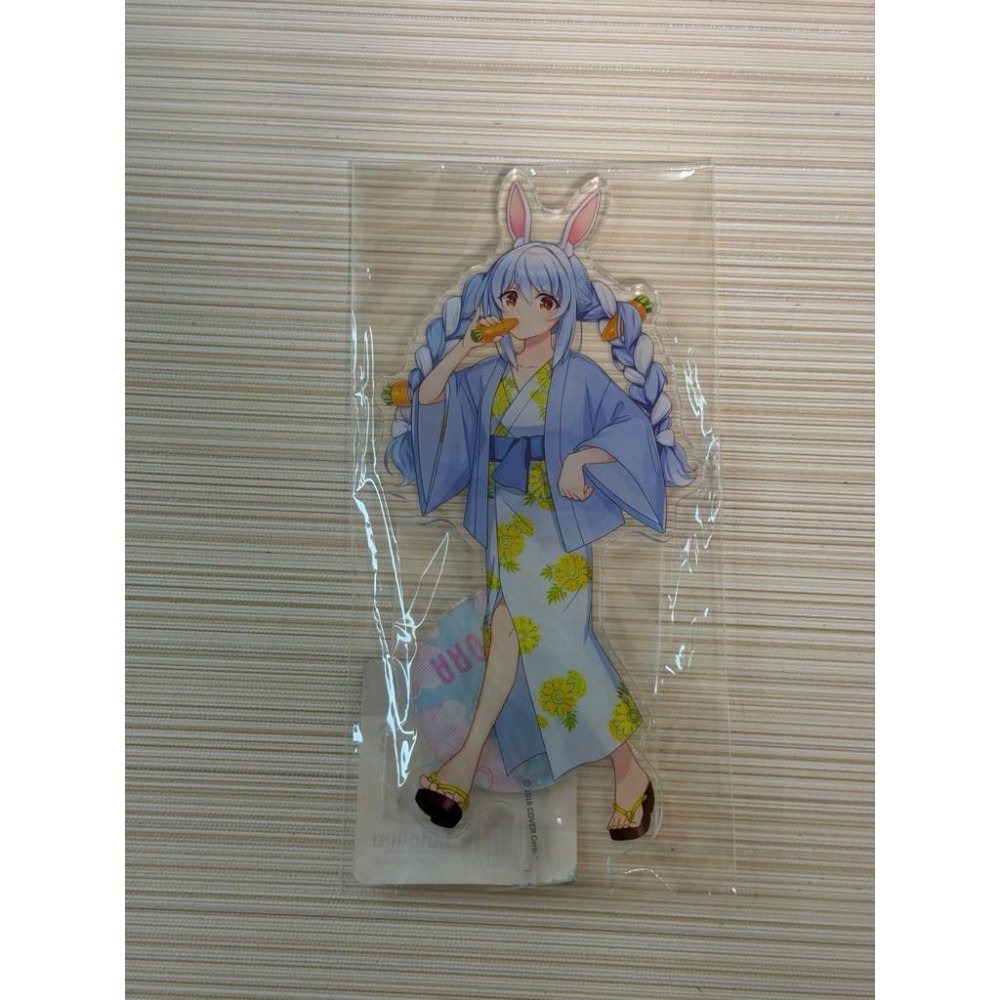 【卡窩嚕 日本選物】【中古S】hololive 極樂湯 RAKU SPA 兔田佩克拉 溫泉合作立牌-細節圖2