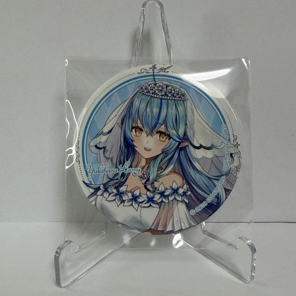 【卡窩嚕 日本選物】(中古A) Hololive 雪花菈米～Wedding Dress Style～婚禮 閃徽章-規格圖6