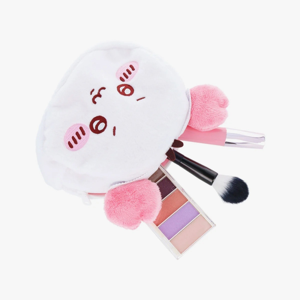 【卡窩嚕 日本選物】吉伊卡哇 螃蟹髮夾化妝包 mini pouch 吉伊 小八 兔兔 小桃 古本屋-細節圖2