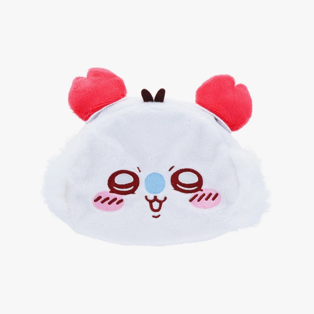 【卡窩嚕 日本選物】吉伊卡哇 螃蟹髮夾化妝包 mini pouch 吉伊 小八 兔兔 小桃 古本屋-規格圖3