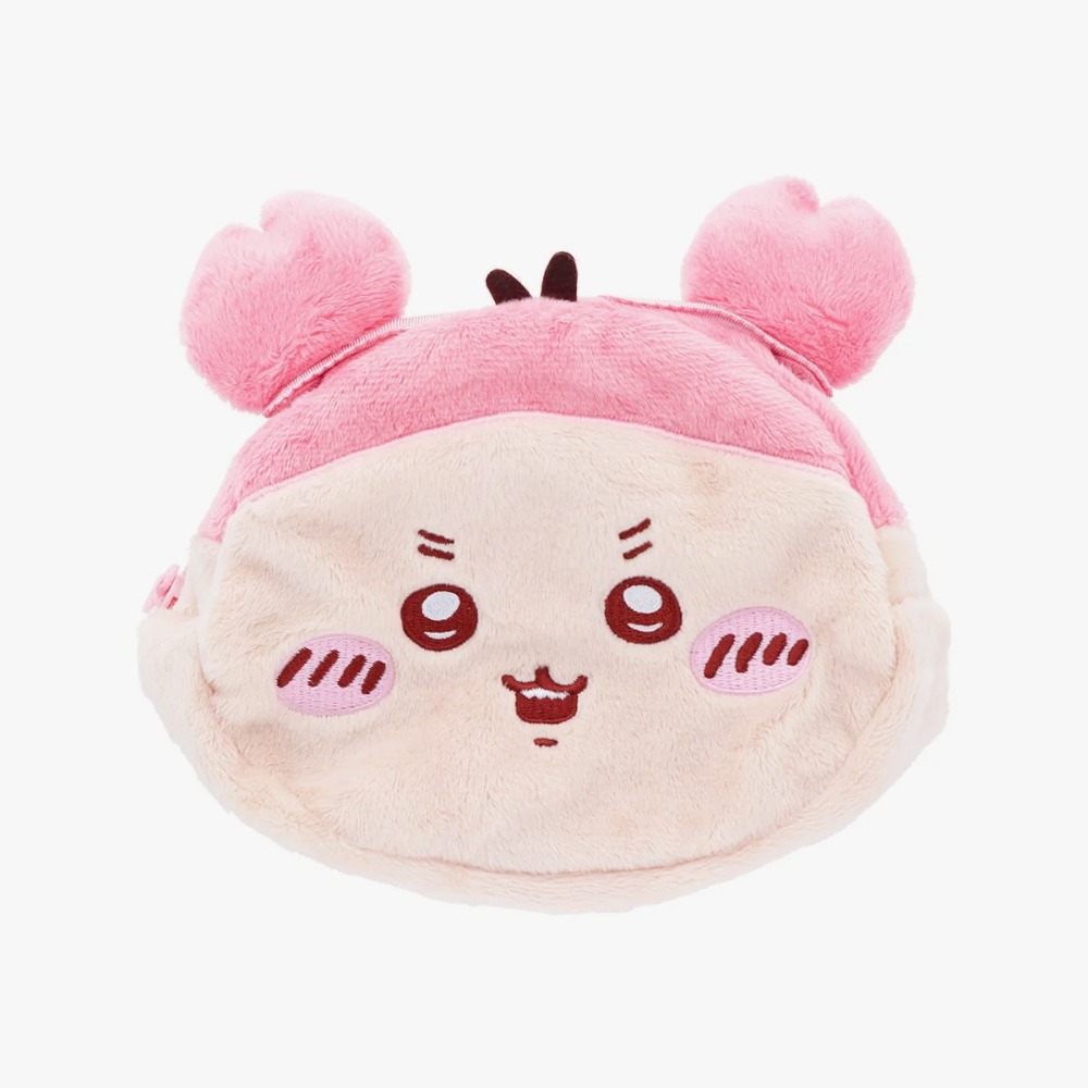 【卡窩嚕 日本選物】吉伊卡哇 螃蟹髮夾化妝包 mini pouch 吉伊 小八 兔兔 小桃 古本屋-規格圖3