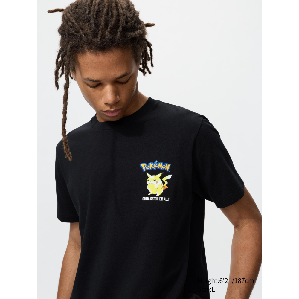 【卡窩嚕 日本選物】日本Uniqlo pokemon 寶可夢聯名 30周年短T 皮卡丘 UT 服飾 T-shirt-細節圖4