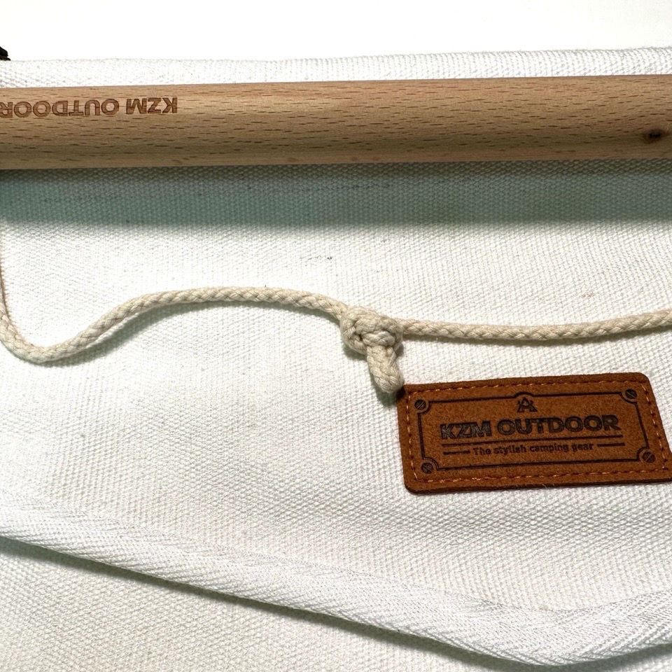 KZM 風格廚具置物袋 雪白 掛物袋 吊掛 捲捆式-細節圖3