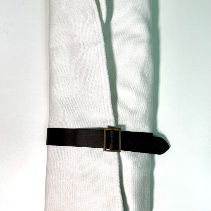 KZM 風格廚具置物袋 雪白 掛物袋 吊掛 捲捆式-細節圖5