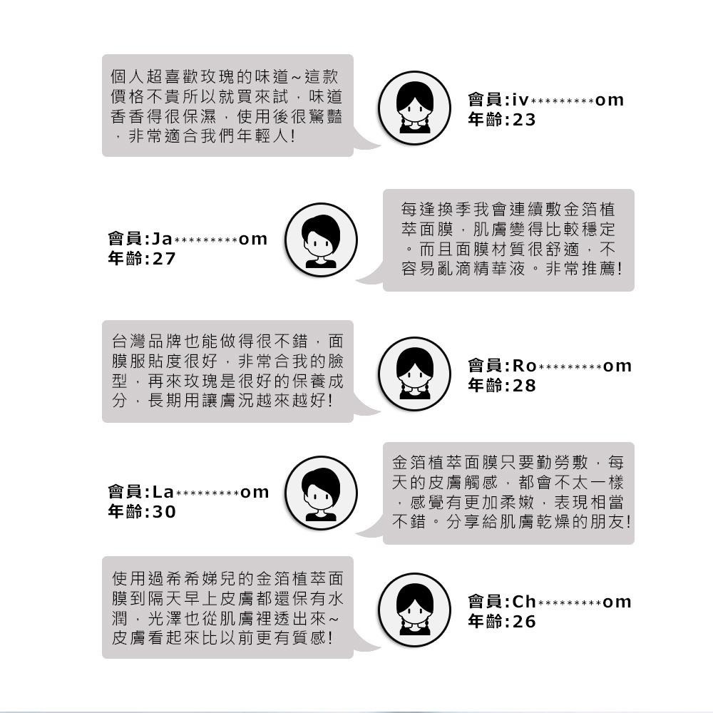 Sesedior 希希娣兒-金箔植萃美白保濕面膜(20/60/100片)【盒裝】-細節圖6