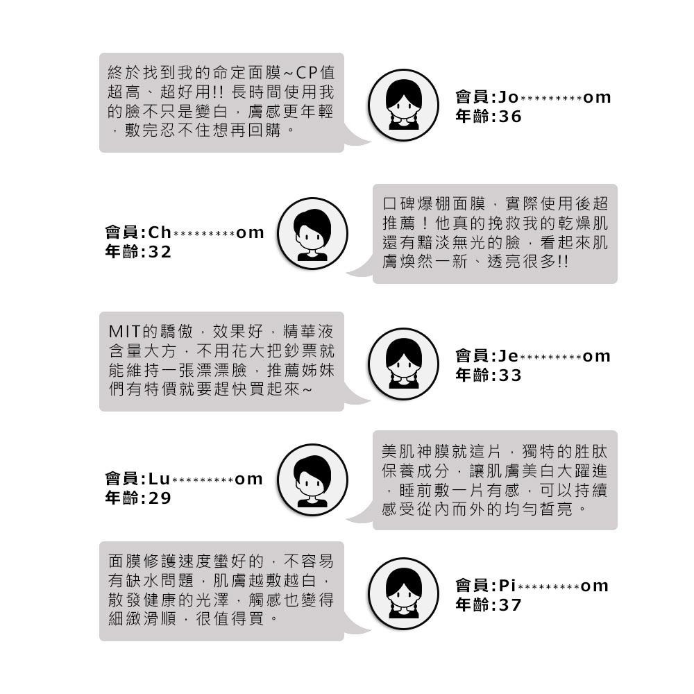 Sesedior 希希娣兒-金箔亮白抗老類蛻變胜肽面膜(20/60/100片)【盒裝】-細節圖6