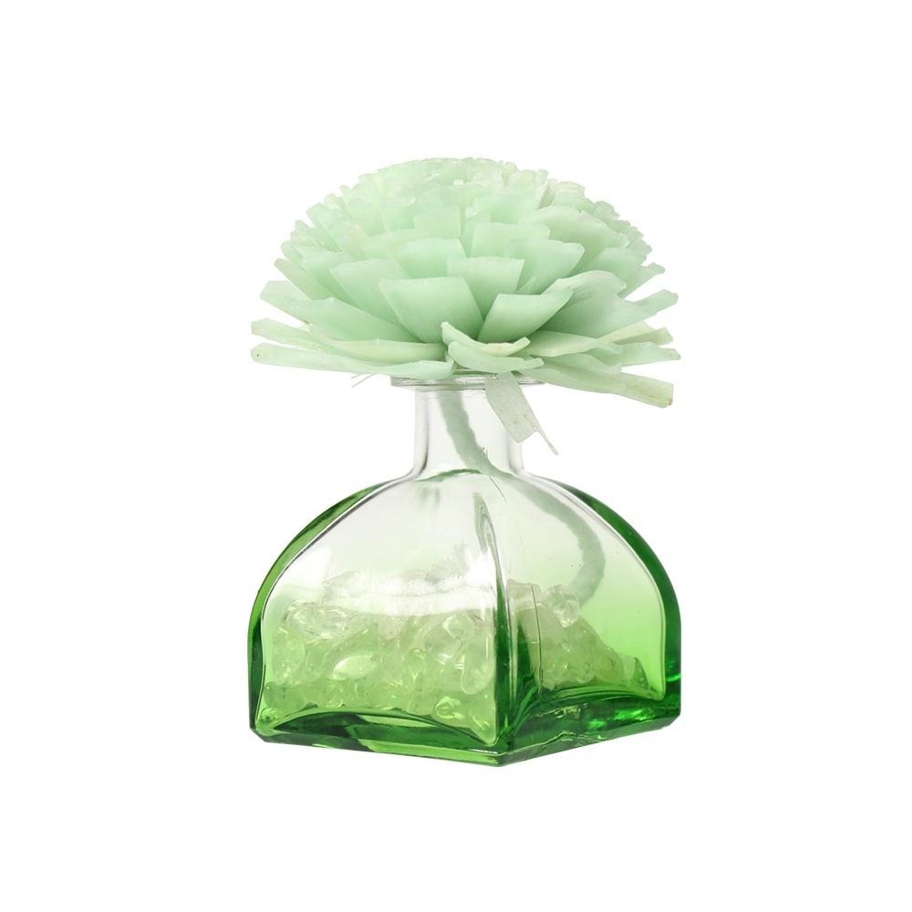 Sesedior 希希娣兒-冰晶玻璃檀香牡丹擴香花組(含開運水晶)-細節圖2