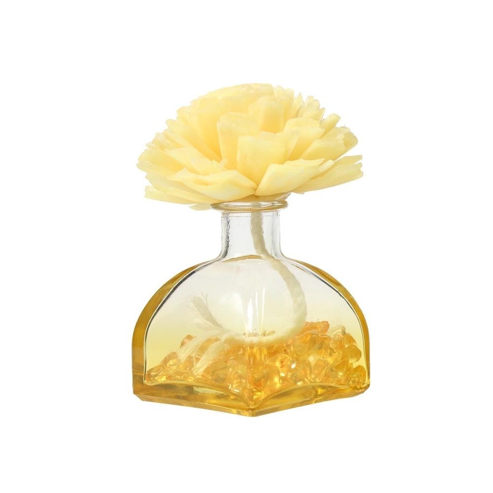 Sesedior 希希娣兒-冰晶玻璃琥珀牡丹擴香花組(含開運水晶)-細節圖2