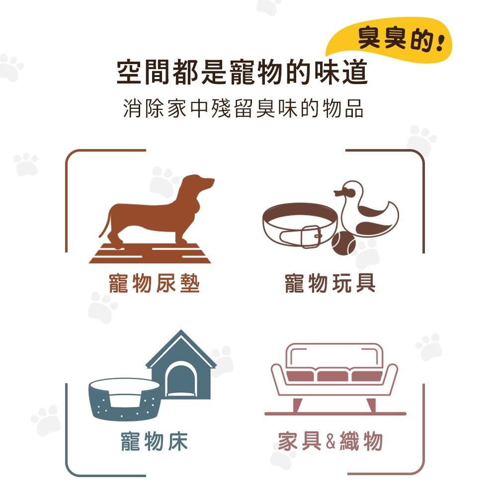 【毛孩物語】寵物環境除臭噴霧(白麝香味) 250ml 食品級 除臭劑 甘蔗萃取 消臭 殺菌 抗菌-細節圖3