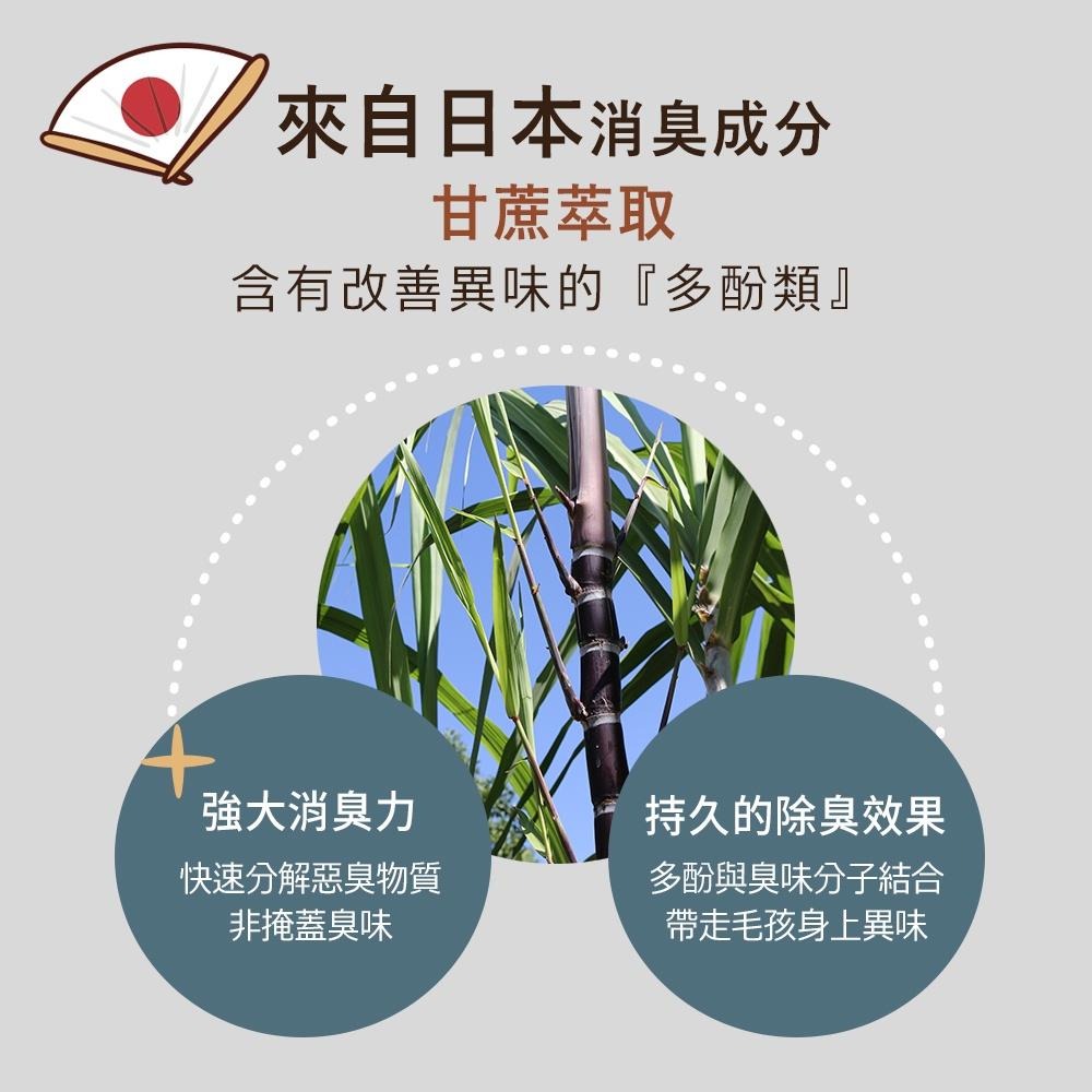 【毛孩物語】寵物環境除臭噴霧(白麝香味) 250ml 食品級 除臭劑 甘蔗萃取 消臭 殺菌 抗菌-細節圖5