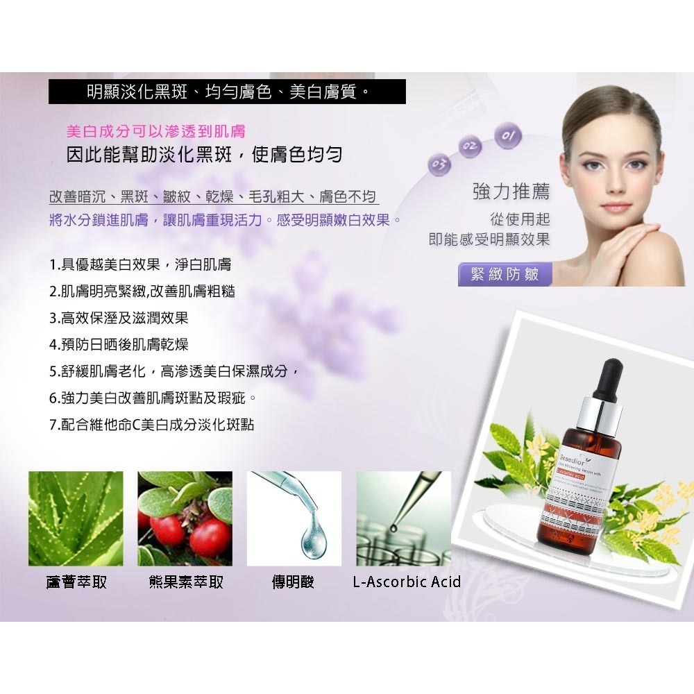 Sesedior 希希娣兒-左型C美白抗老精華安瓶-細節圖3
