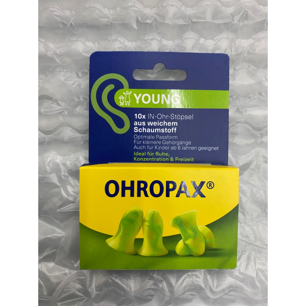德國輸入德國原裝OHROPAX Mini Soft 泡綿耳塞（兒童及較小耳道適用）3M 1100可參考-細節圖2