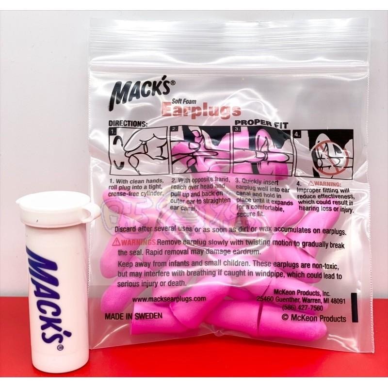 原裝進口 Mack’s ~ Dreamgirl 女性及小耳道泡棉式耳塞＊質地柔軟舒適＊中空設計無壓迫感 （非台灣公司貨）-細節圖3