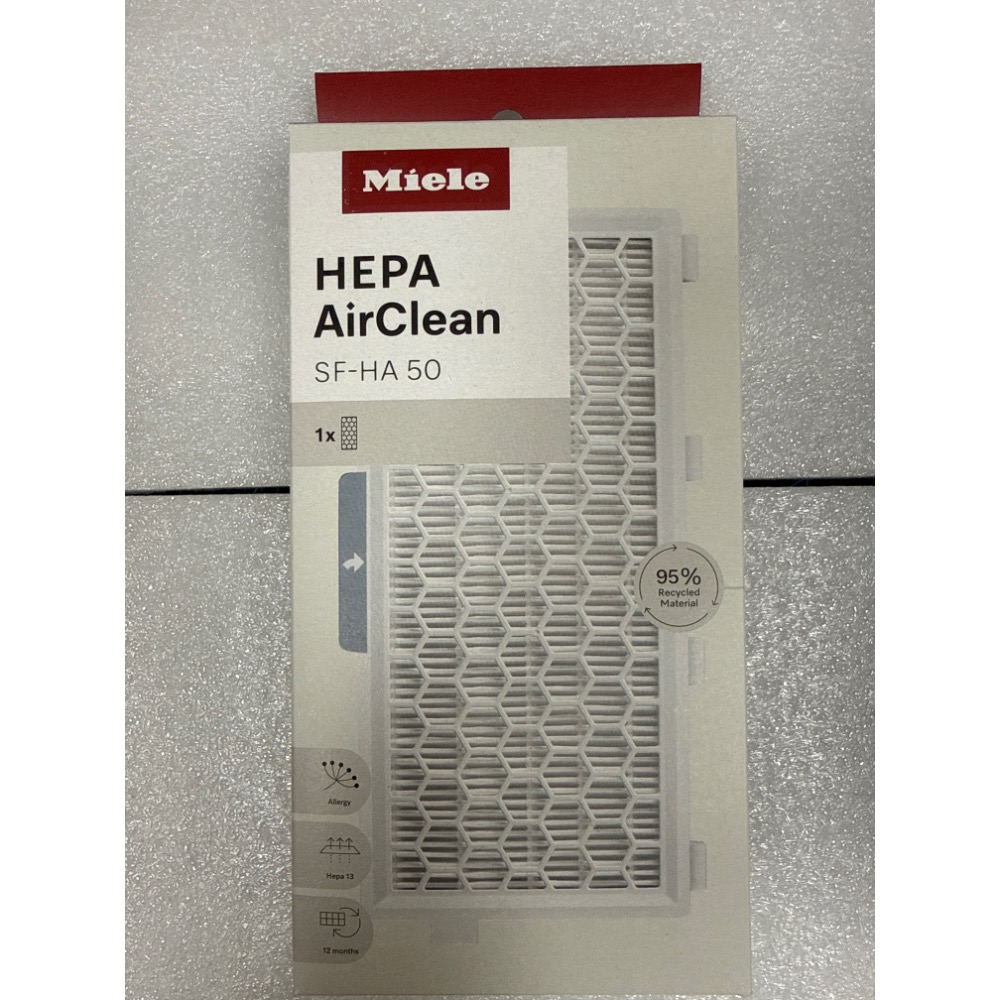 德國輸入  (GN藍)Miele HyClean 3D 真空集塵袋 / SF-HA 50 空氣清淨濾網-規格圖4