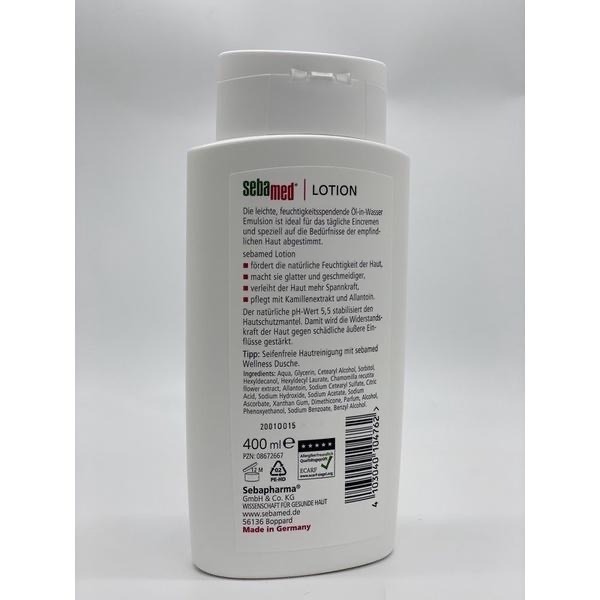 ＊滿額免運＊德國輸入 施巴 德國進口 最新包裝Sebamed ph5.5 潤膚乳液400ml ＊非台灣施巴-細節圖2