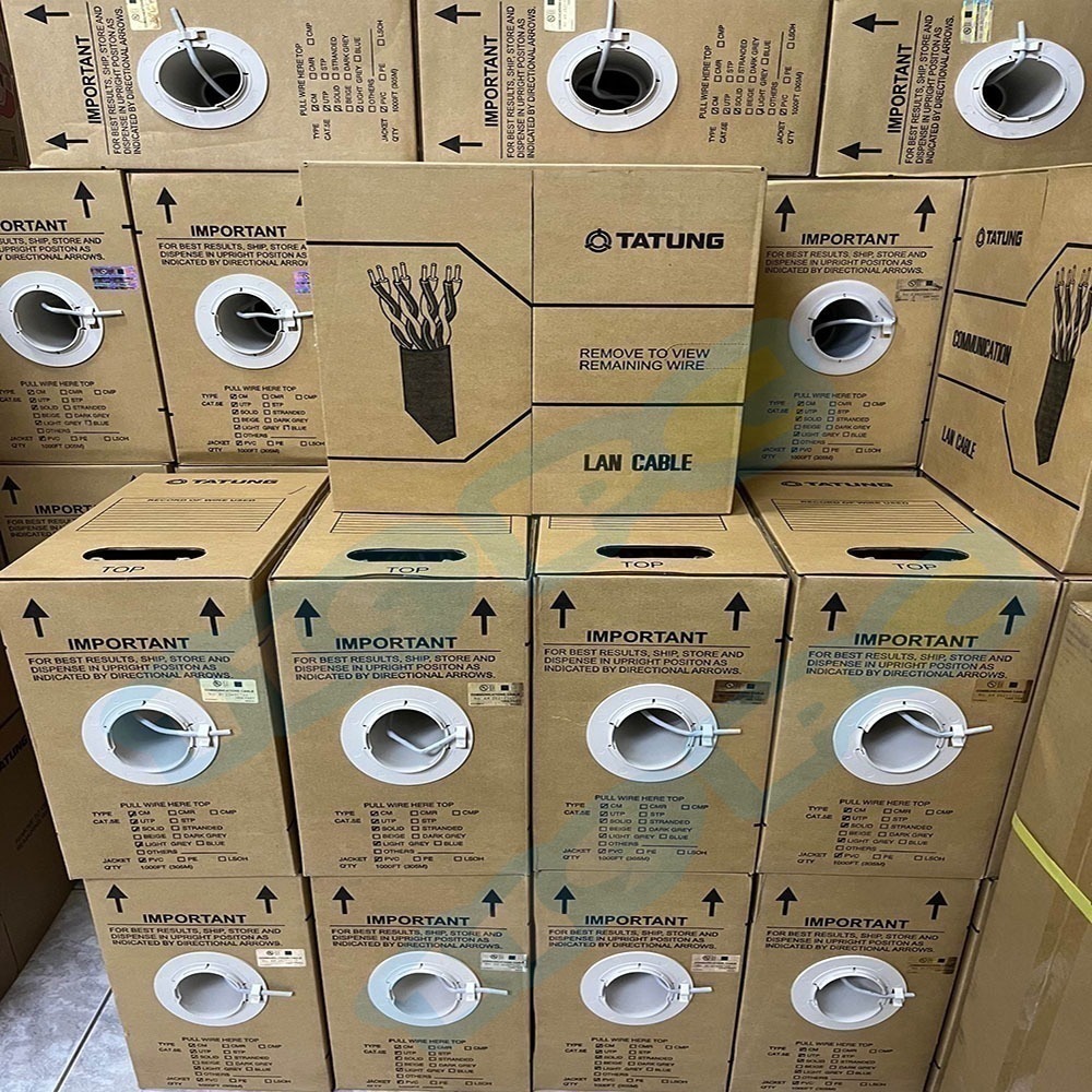 大同網路線 Cat5e 205米 305米 UTP 純銅網路線 室內線 灰 藍-細節圖2