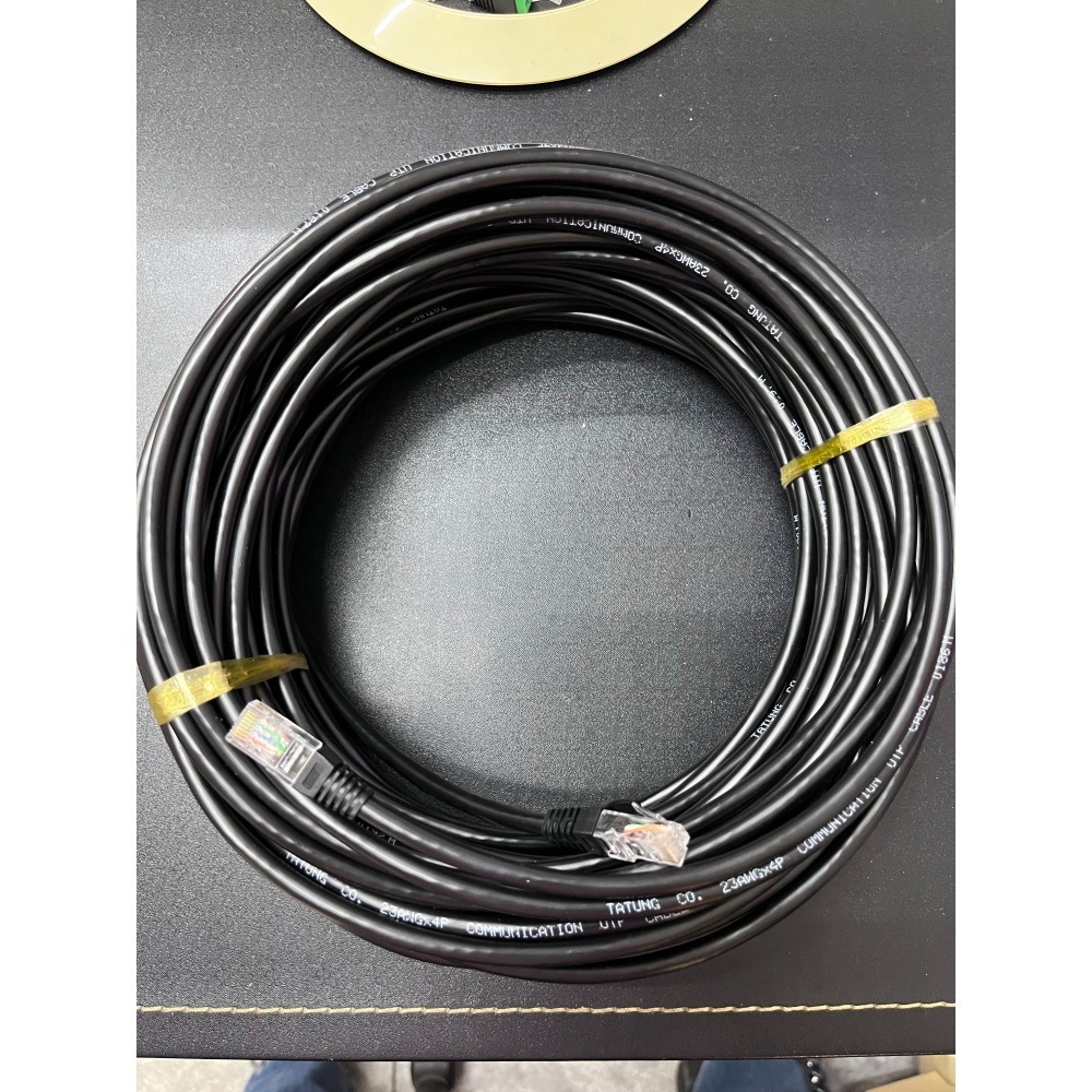 大同網路線 Cat6(23AWG) 5米10米15米20米25米30米50米 UTP室外線PE兩端壓上水晶頭及護套-細節圖2