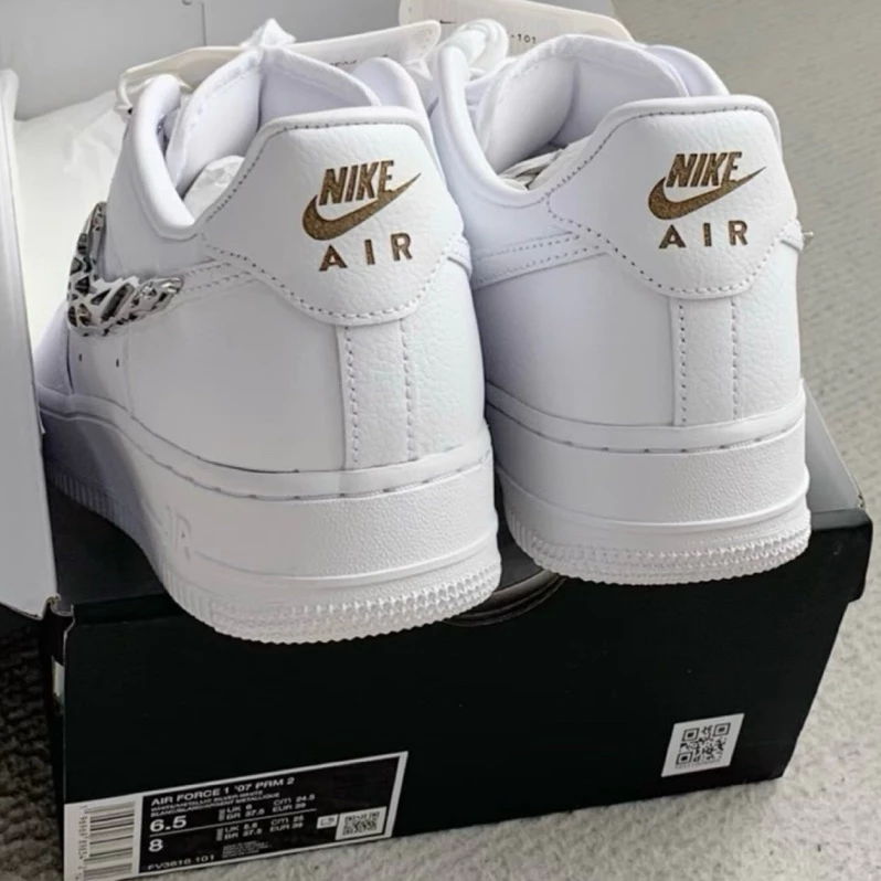 Nike Air Force 1 金屬液態銀 FV3616-101-細節圖3