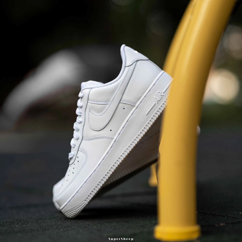 Nike Air Force 1 07 LE 經典 復古 皮革 全白 男 CW2288-111 女 DD8959-100-細節圖2
