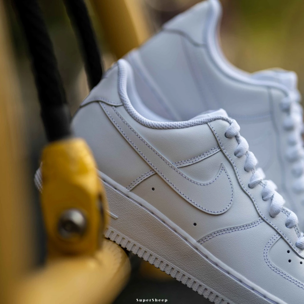 Nike Air Force 1 07 LE 經典 復古 皮革 全白 男 CW2288-111 女 DD8959-100-細節圖4