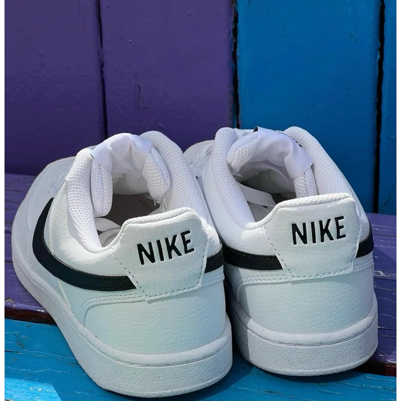 Nike Court Vision 穿搭 板鞋 休閒鞋 簡約黑白 DH2987-101-細節圖4
