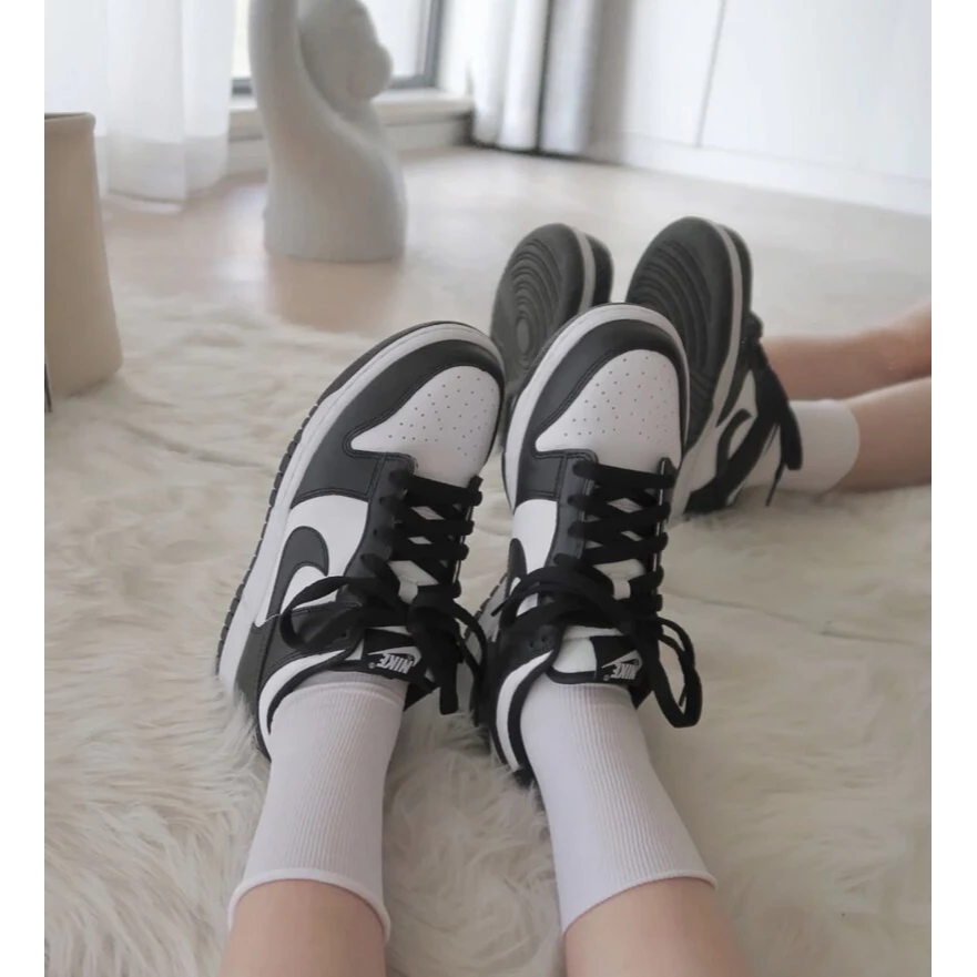 NIKE DUNK LOW 黑白 熊貓 HF5441-100/DD1503-101-細節圖2