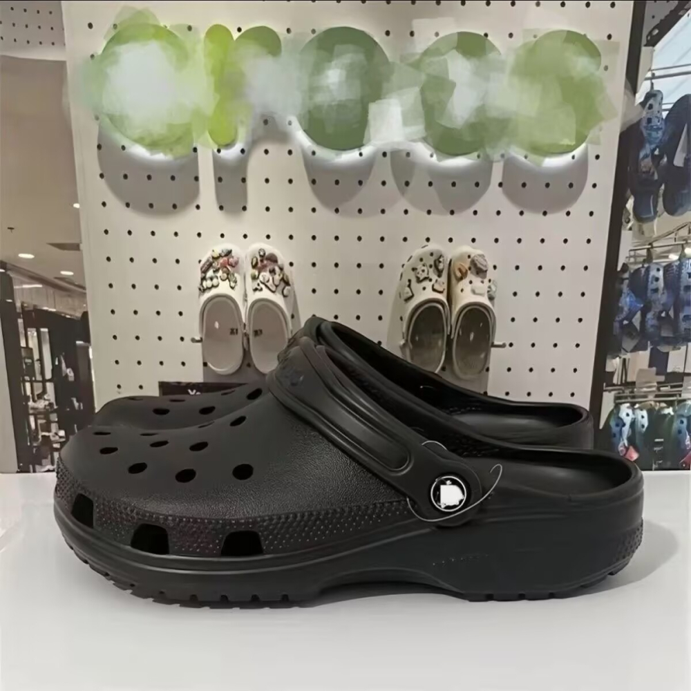 Crocs classic clog經典款洞洞鞋男女款一腳蹬多色運動休閒涼拖鞋10001-細節圖4