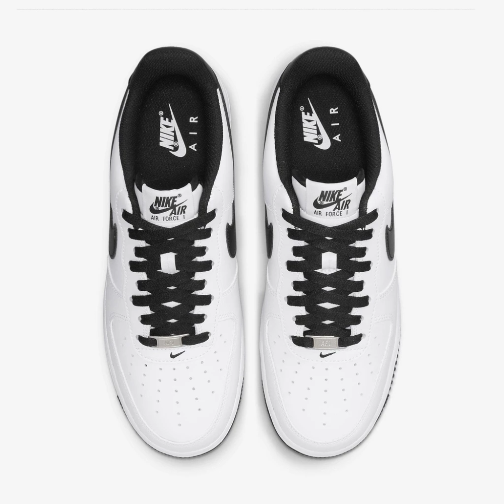 NIKE AIR FORCE 1 07 WHITE BLACK 白黑 經典 男女鞋 休閒 DH7561-102-細節圖4