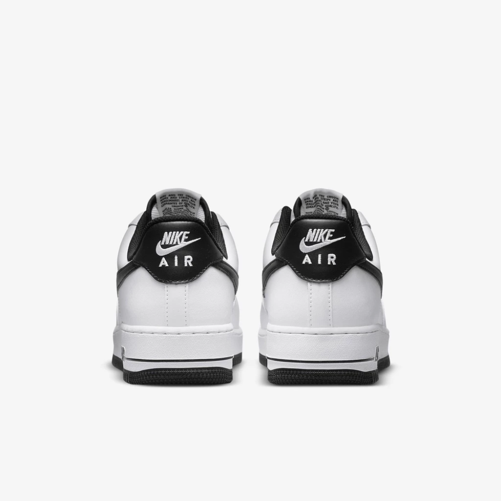 NIKE AIR FORCE 1 07 WHITE BLACK 白黑 經典 男女鞋 休閒 DH7561-102-細節圖5