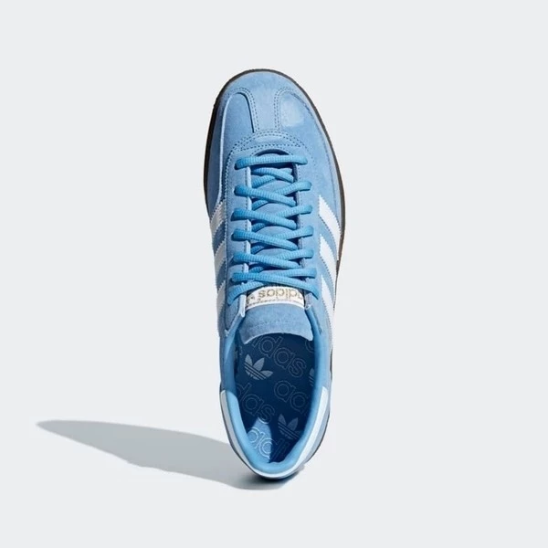 Adidas Handball Spezial BD7632 男女 休閒鞋 經典 復古 麂皮 三葉草 淺藍-細節圖5