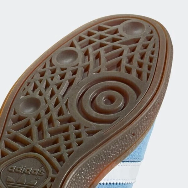 Adidas Handball Spezial BD7632 男女 休閒鞋 經典 復古 麂皮 三葉草 淺藍-細節圖9