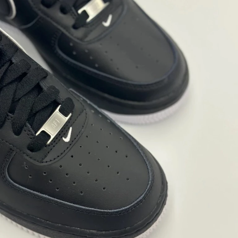 Nike Air Force 1 Low ＇07 空軍一號 休閒鞋 厚底增高鞋黑 DV0788-002-細節圖3