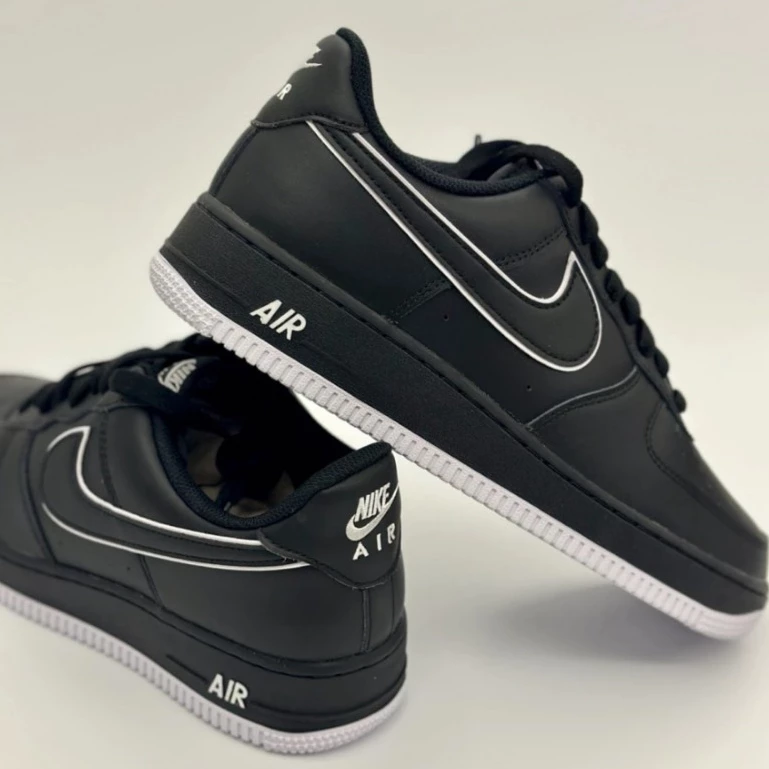 Nike Air Force 1 Low ＇07 空軍一號 休閒鞋 厚底增高鞋黑 DV0788-002-細節圖4