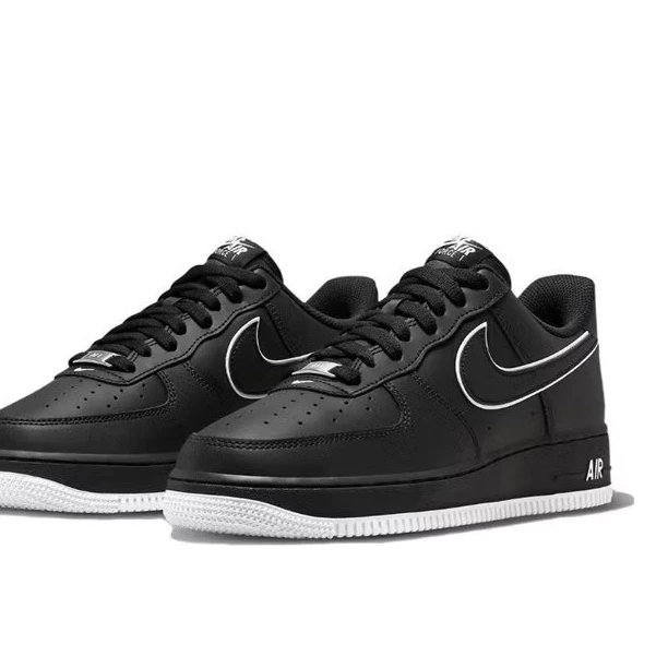 Nike Air Force 1 Low ＇07 空軍一號 休閒鞋 厚底增高鞋黑 DV0788-002-細節圖7