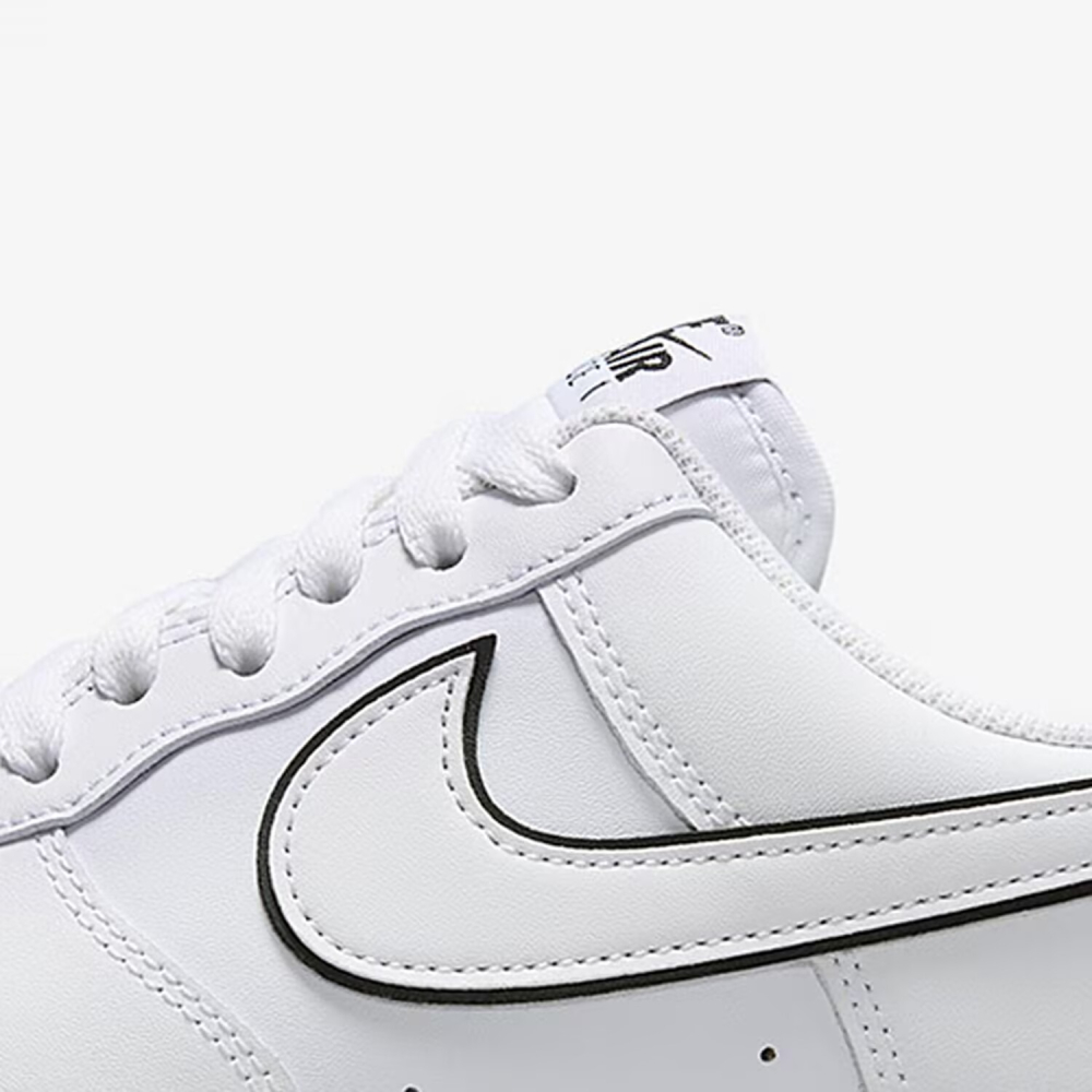 Nike Air Force 1 Low 07 AF1  白色 白黑 熊貓 滾邊 休閒鞋 DV0788-103-細節圖4