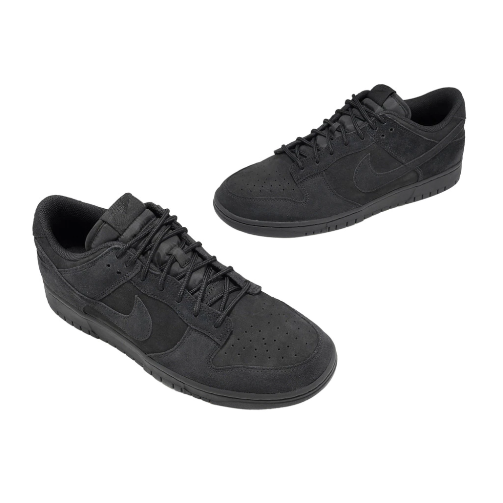 Nike 休閒鞋 Dunk Low Retro SE 男鞋 黑 麂皮 經典 IB6651-001-細節圖7