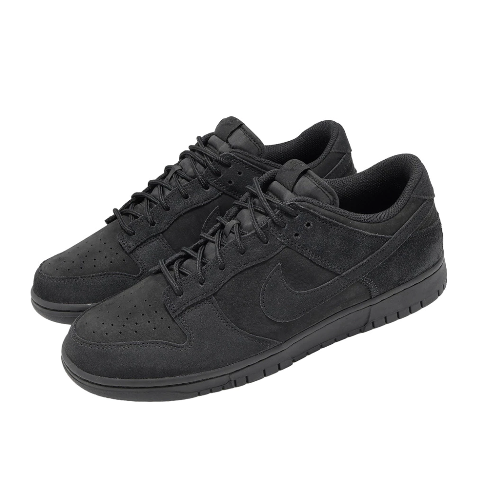 Nike 休閒鞋 Dunk Low Retro SE 男鞋 黑 麂皮 經典 IB6651-001-細節圖8