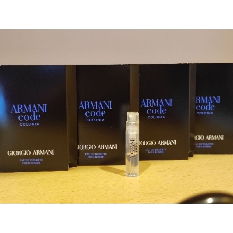 GIORGIO ARMANI 亞曼尼Code Colonia 印記密碼淡香水噴式原廠針管1.2ml ★全新期效品-細節圖2