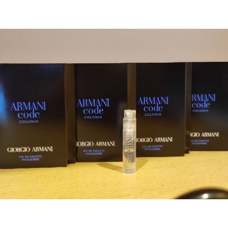 GIORGIO ARMANI 亞曼尼Code Colonia 印記密碼淡香水噴式原廠針管1.2ml ★全新期效品-細節圖2