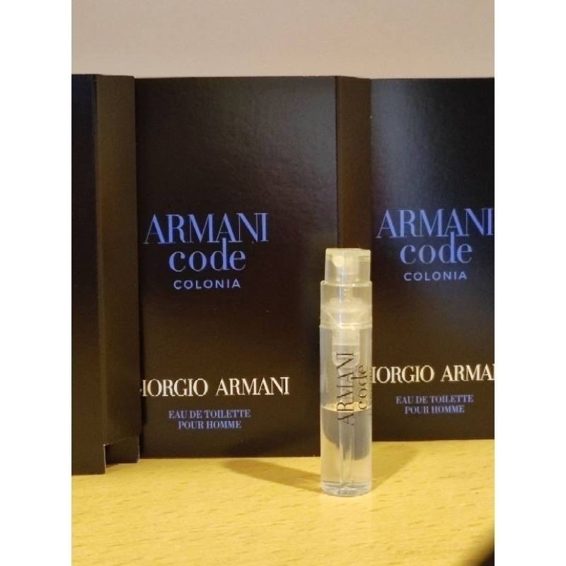 GIORGIO ARMANI 亞曼尼Code Colonia 印記密碼淡香水噴式原廠針管1.2ml ★全新期效品-細節圖3