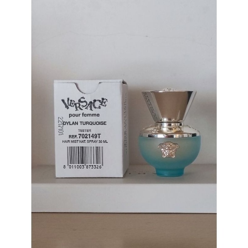 VERSACE凡賽斯 Dylan Turquoise 狄倫淡藍 髮香噴霧/髮香水30ml全新Tester包裝★出青優惠-細節圖3