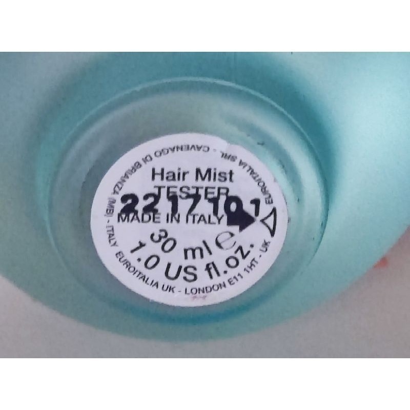 VERSACE凡賽斯 Dylan Turquoise 狄倫淡藍 髮香噴霧/髮香水30ml全新Tester包裝★出青優惠-細節圖4