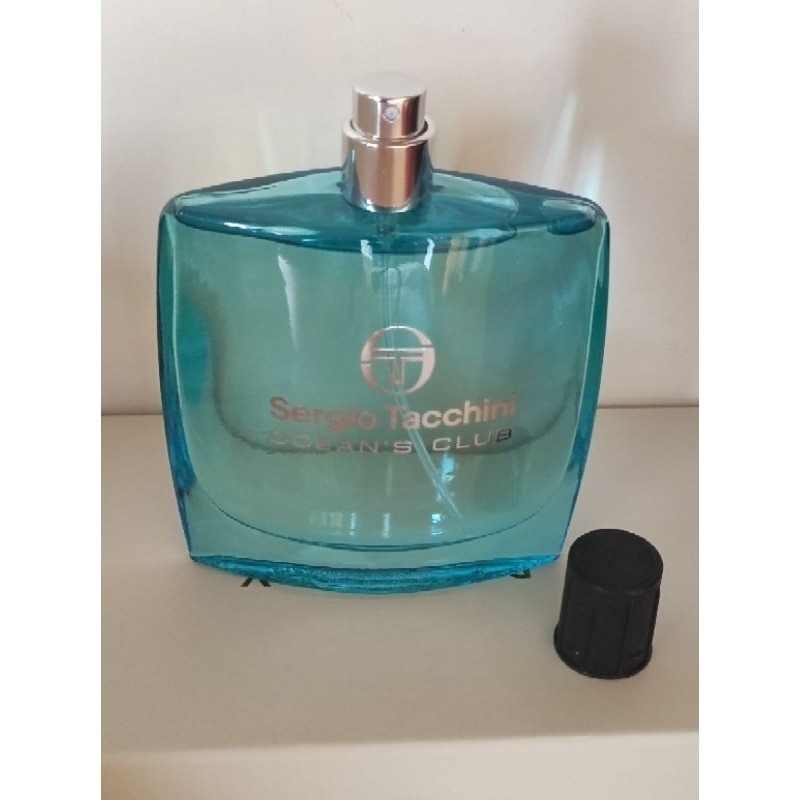 義大利Sergio Tacchini塞爾吉奧塔基尼Ocean＇s Club海洋水能量男性淡香水100mlTester全新-細節圖3