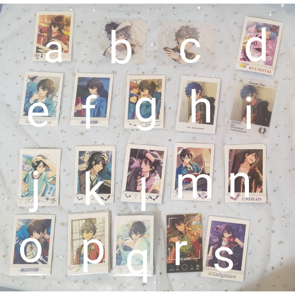 偶像夢幻祭 合奏明星 瀨名泉 朔間凜月 深海奏汰 漣純 拍立得 透卡-細節圖2