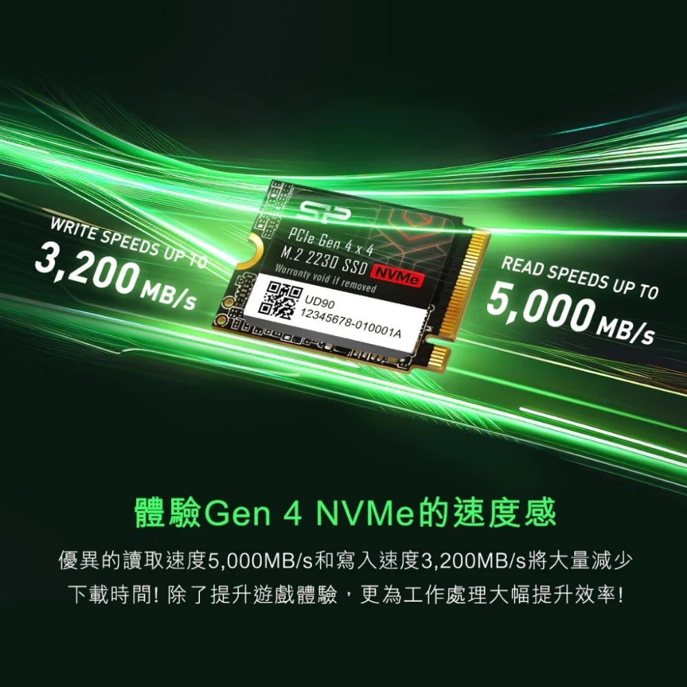 M.2外接盒+1TB SSD硬碟=SP 廣穎 UD90 M.2 2230 ｜PCIe Gen4｜Steam Deck-細節圖2