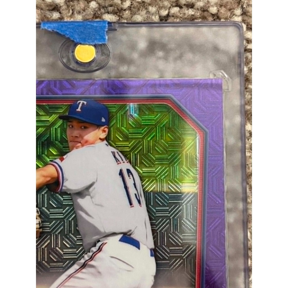台北捷運站現貨 韓國大谷翔平 金成俊 Seong-Jun Kim 限量21/199投手新秀卡Chrome BMA-SK-細節圖5