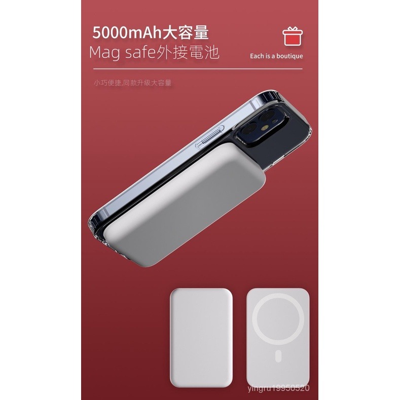 【24小時出貨】手機蘋果充電套裝禮盒20W快充蘋果六件套magsafe蘋果8-14porma磁吸背夾充 磁吸快充線-細節圖6