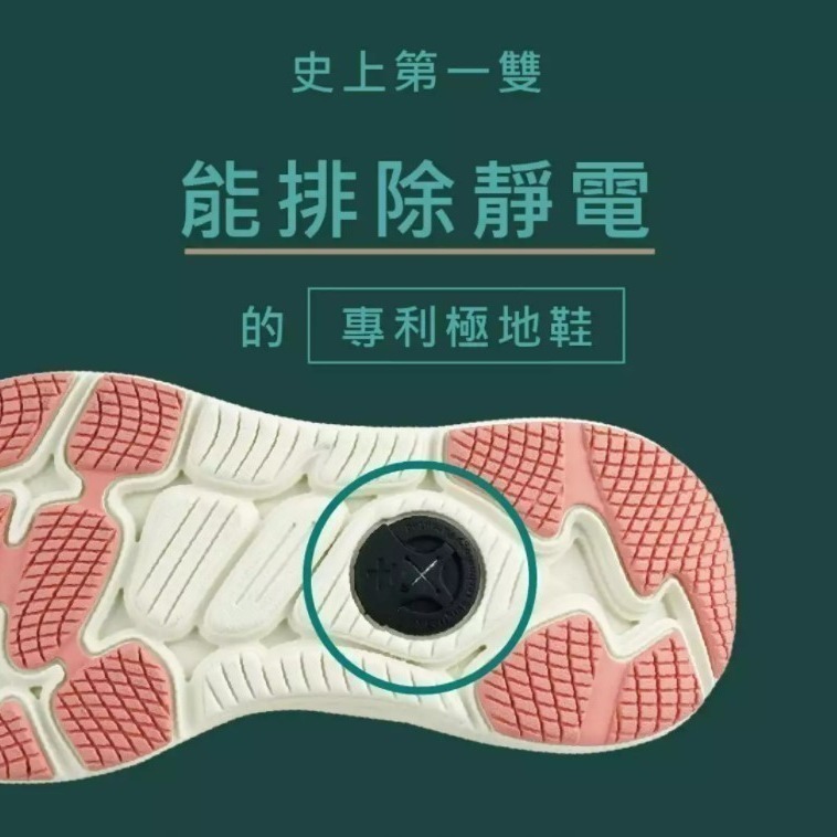 【里享】現貨 USTINI 我挺你健康鞋 動靜極地鞋 (極地x接地氣) 女款-贈推手鞋墊+收納鞋袋-細節圖3